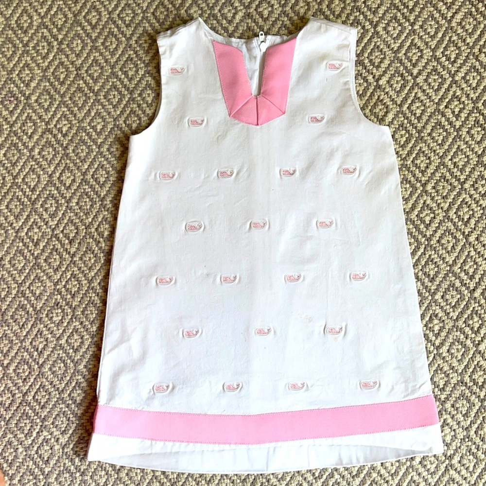 Vineyard Vines Embroidered Whale Shift Dress Sz 2